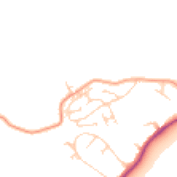 Daytime road noise heatmap for CT21 6QN