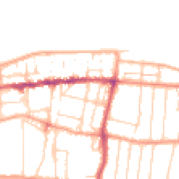 Daytime road noise heatmap for CT6 5AR