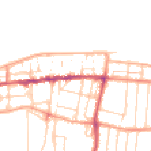 Daytime road noise heatmap for CT6 5AU