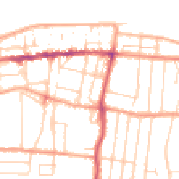Daytime road noise heatmap for CT6 5BB