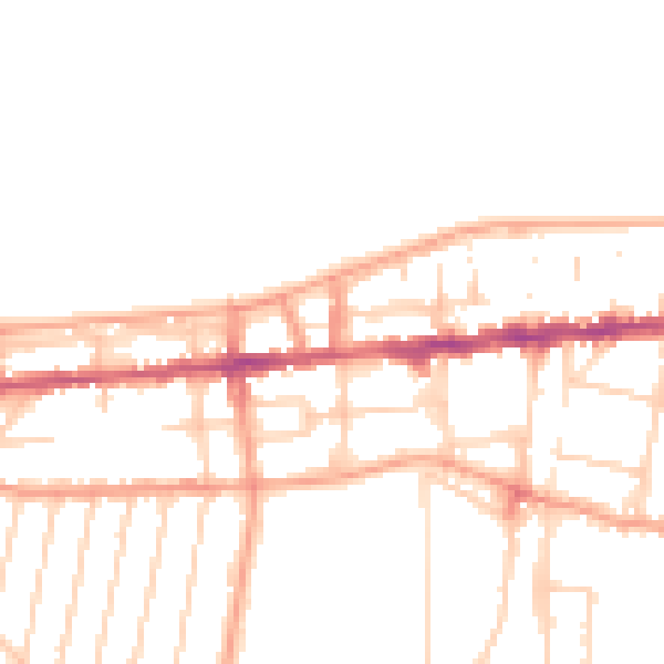 Daytime road noise heatmap for CT6 5BG