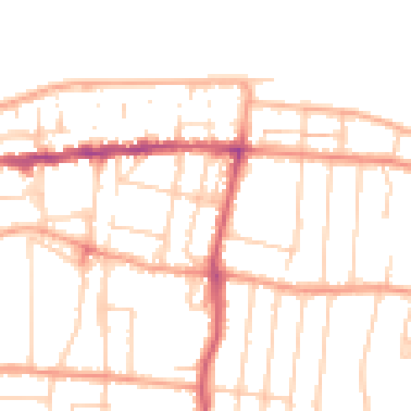 Daytime road noise heatmap for CT6 5BH