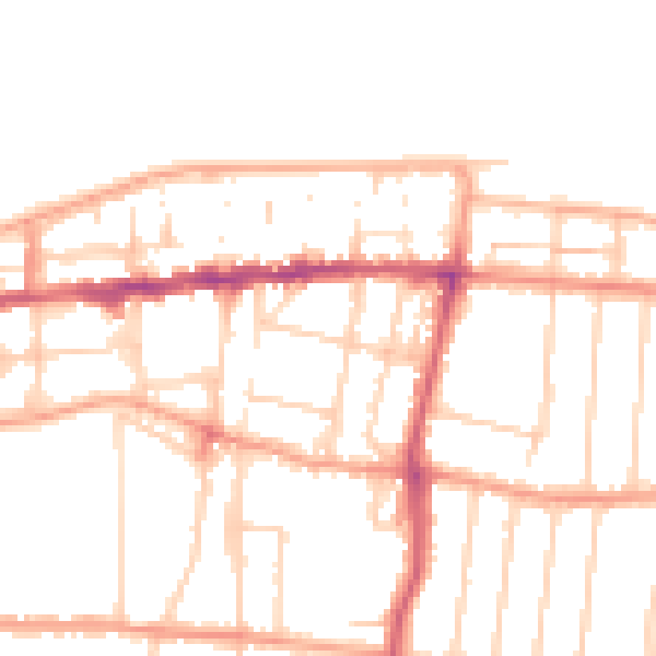 Daytime road noise heatmap for CT6 5BL