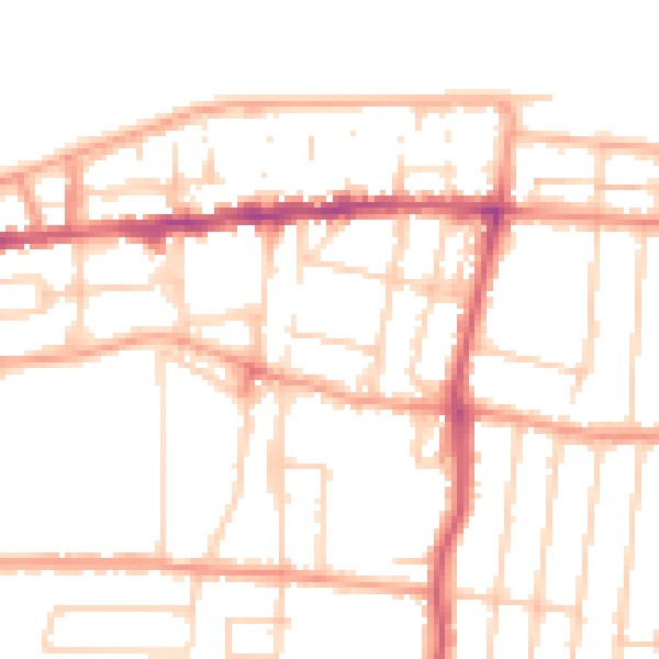 Daytime road noise heatmap for CT6 5BS