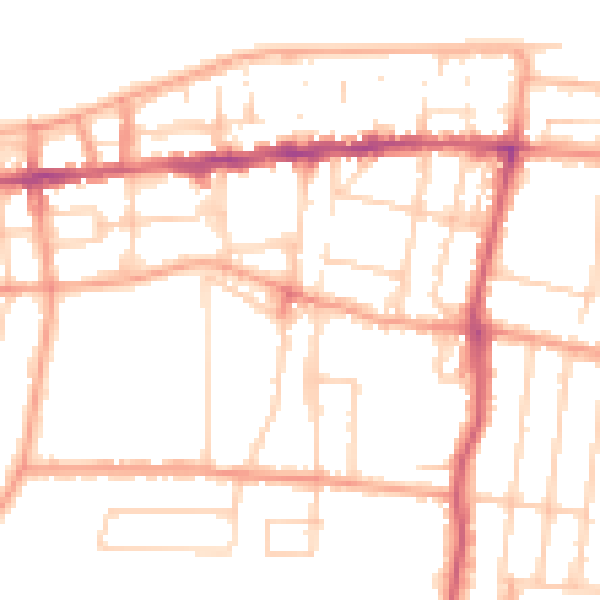 Daytime road noise heatmap for CT6 5BX