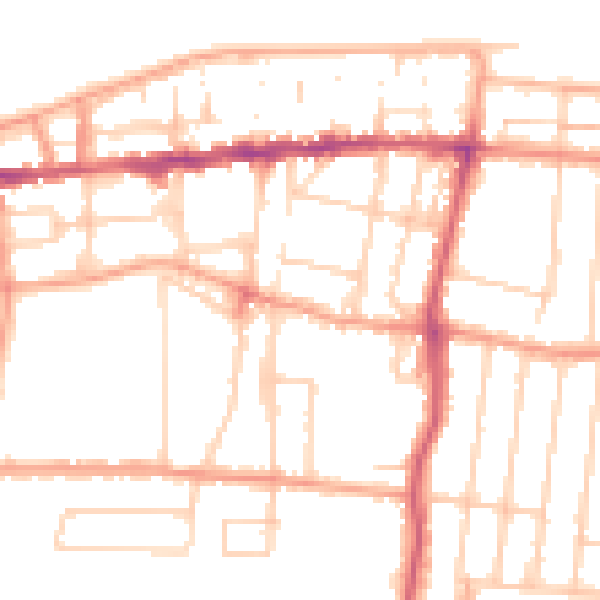 Daytime road noise heatmap for CT6 5DA