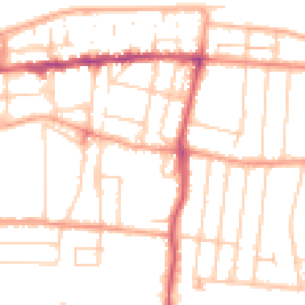 Daytime road noise heatmap for CT6 5DB