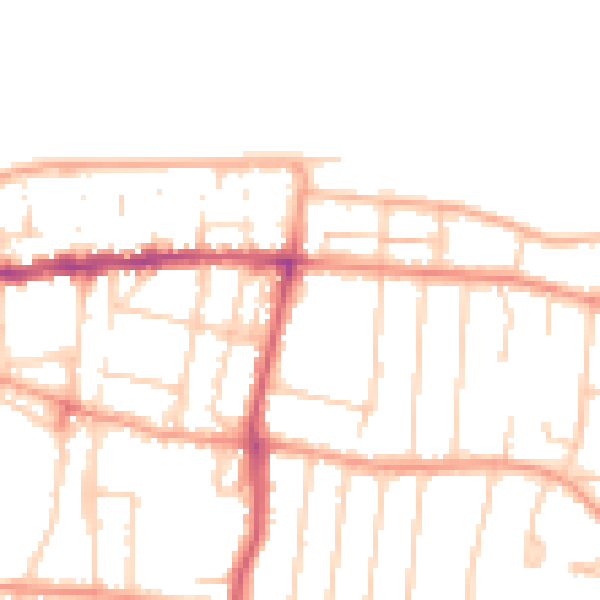 Daytime road noise heatmap for CT6 5DQ