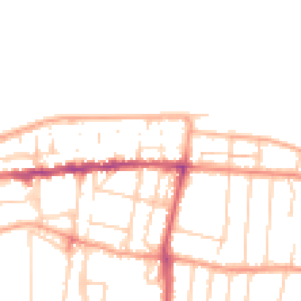 Daytime road noise heatmap for CT6 5DU