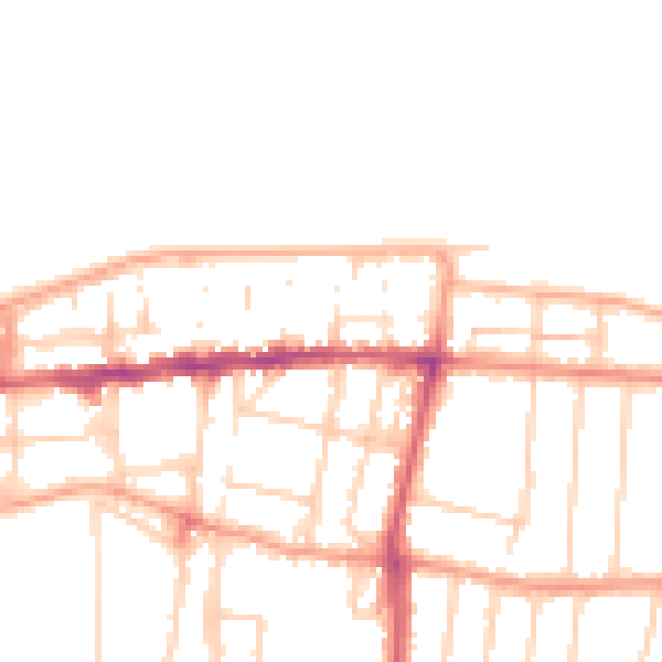 Daytime road noise heatmap for CT6 5DY