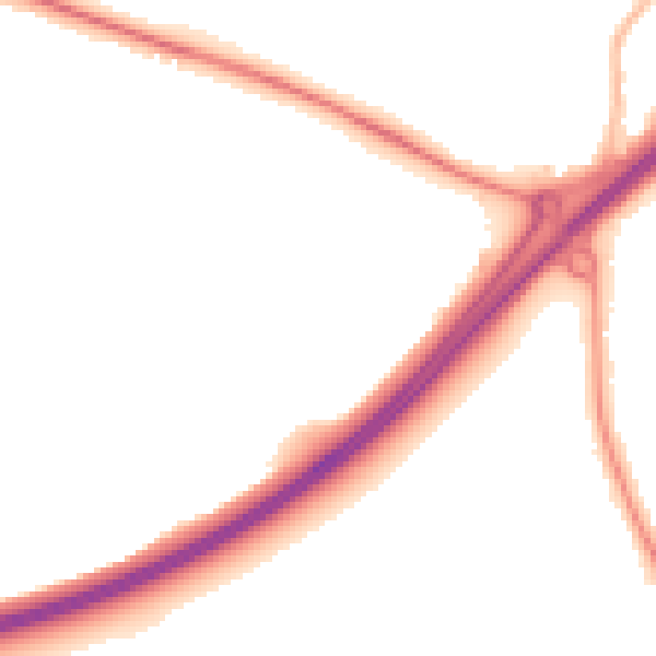Night-time road noise heatmap for CT6 5FF