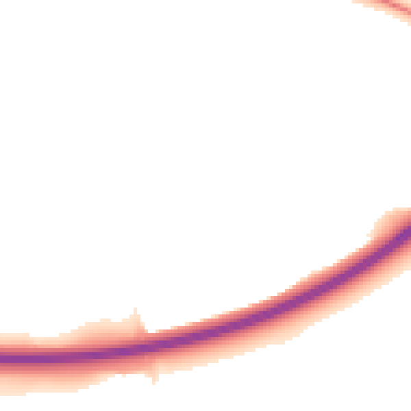 Night-time road noise heatmap for CT6 5FY