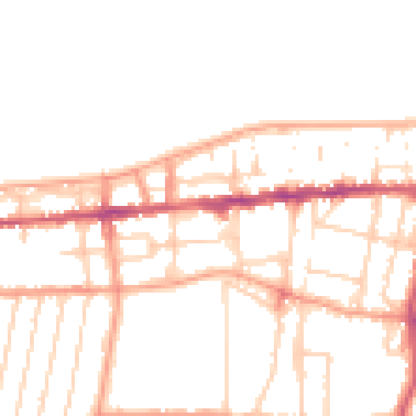 Daytime road noise heatmap for CT6 5LE