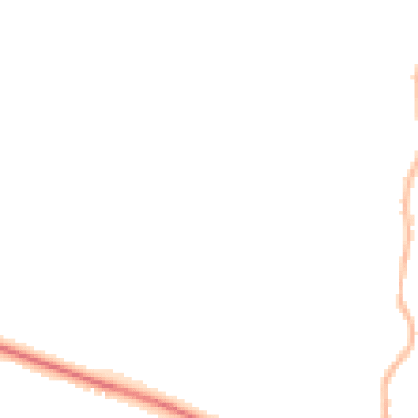 Night-time road noise heatmap for CT6 5QY