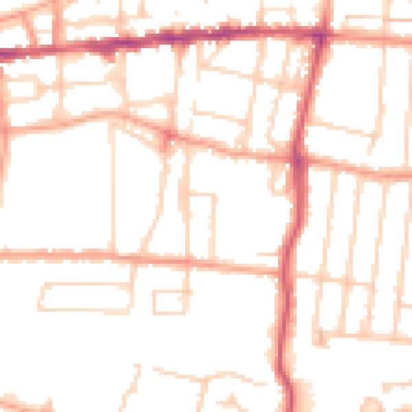 Daytime road noise heatmap for CT6 5SL