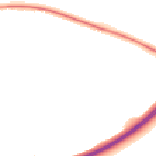 Night-time road noise heatmap for CT6 5SP