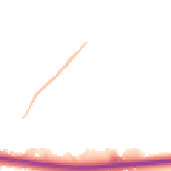 Night-time road noise heatmap for CT6 6BT
