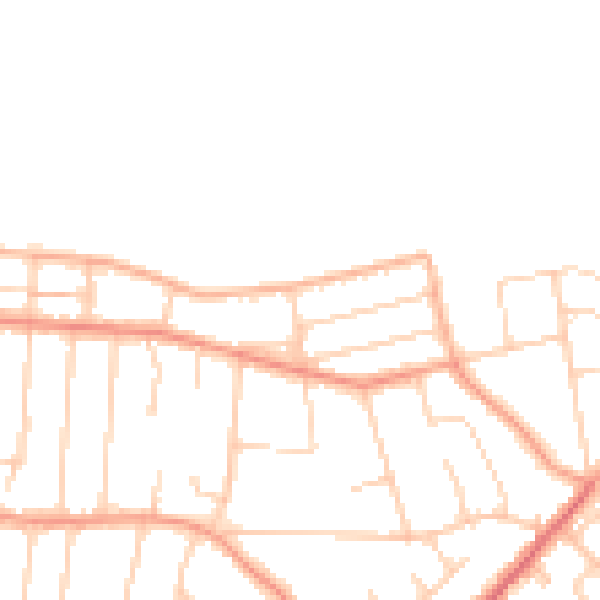 Daytime road noise heatmap for CT6 6JW