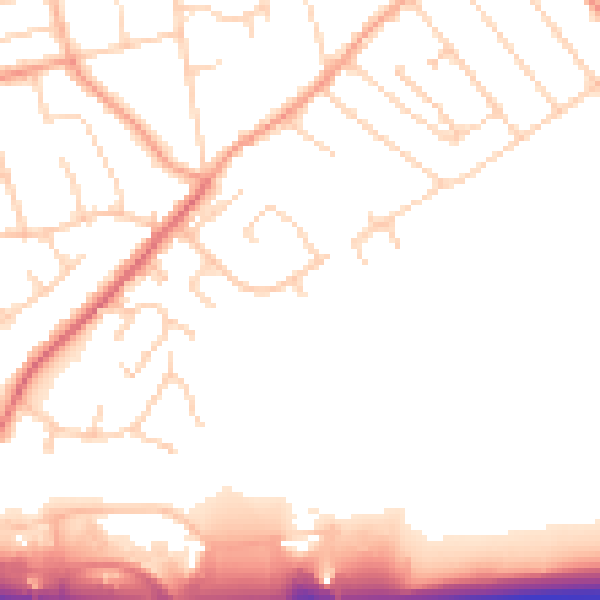 Daytime road noise heatmap for CT6 6LP