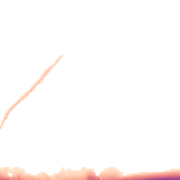 Night-time road noise heatmap for CT6 6LP