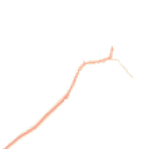 Daytime road noise heatmap for CT6 6SS