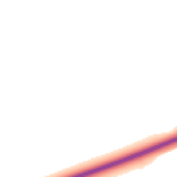 Night-time road noise heatmap for CT6 6SZ