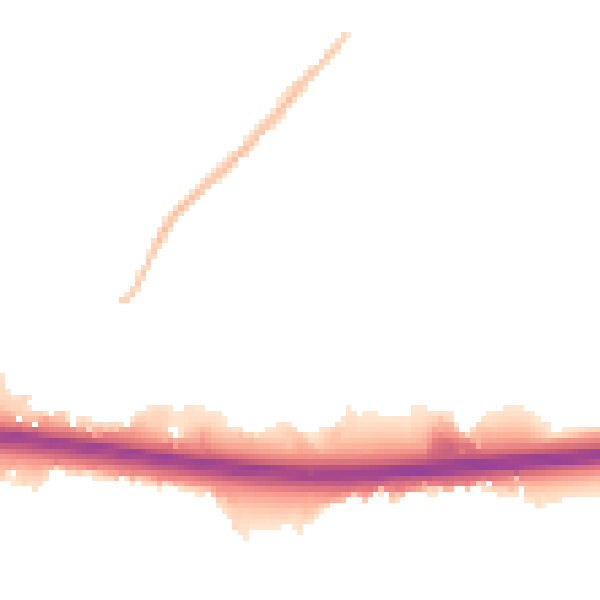 Night-time road noise heatmap for CT6 6UJ