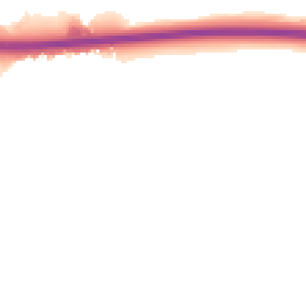 Night-time road noise heatmap for CT6 7AF