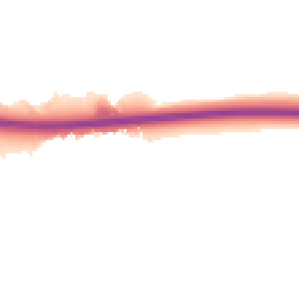 Night-time road noise heatmap for CT6 7BU