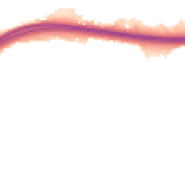 Night-time road noise heatmap for CT6 7DN