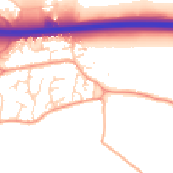Daytime road noise heatmap for CT6 7FF