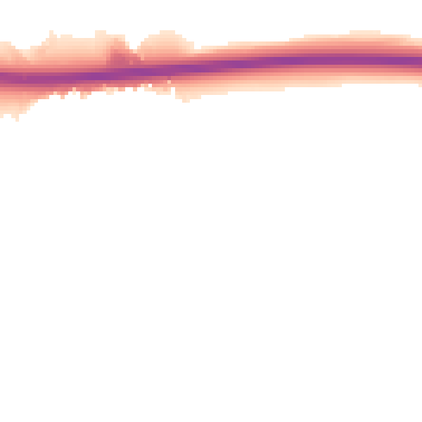 Night-time road noise heatmap for CT6 7FF