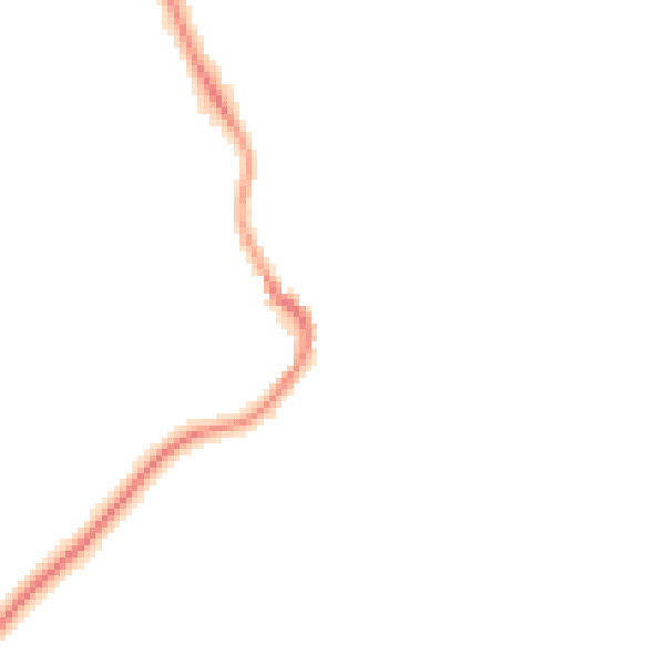 Night-time road noise heatmap for CT6 7HX