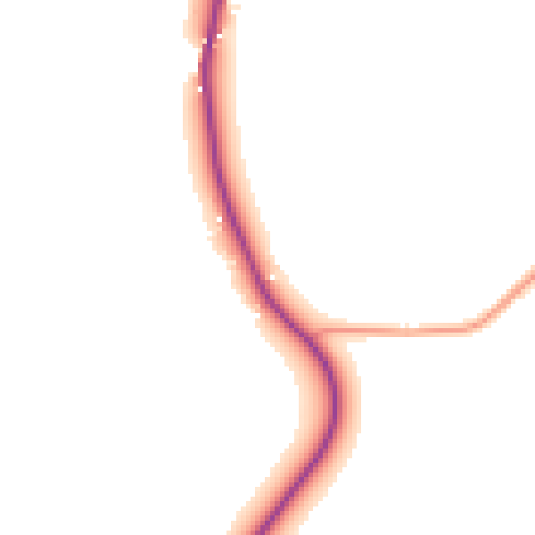 Daytime road noise heatmap for CT6 7LG