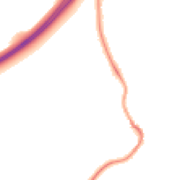 Night-time road noise heatmap for CT6 7NJ