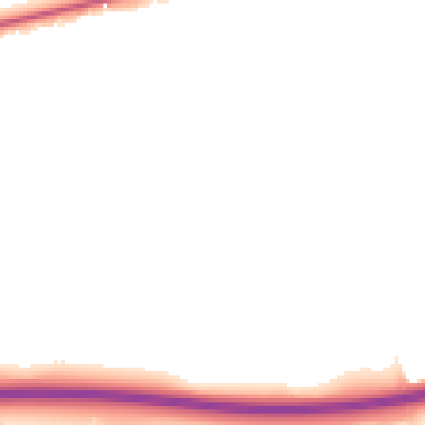 Night-time road noise heatmap for CT6 7SD
