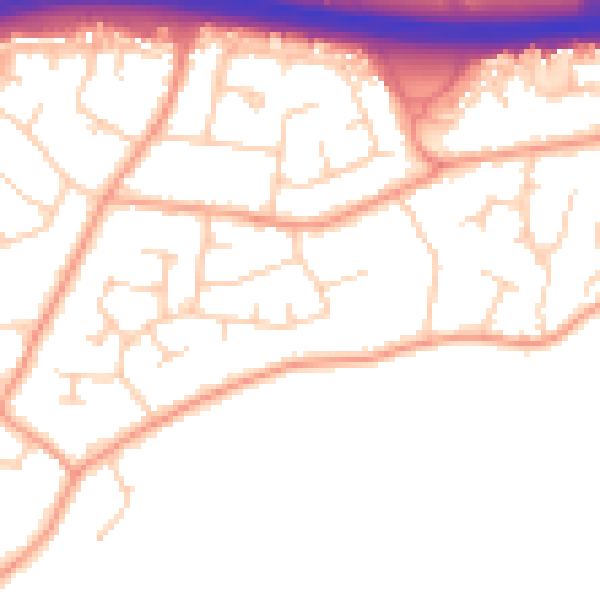 Daytime road noise heatmap for CT6 7UP
