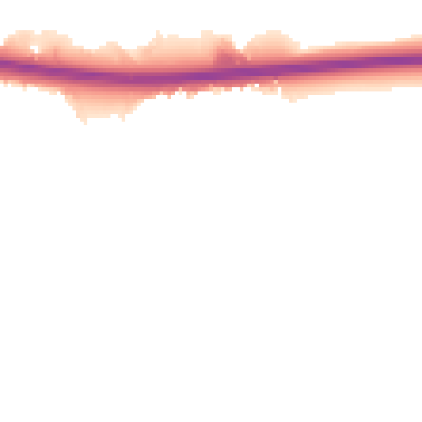 Night-time road noise heatmap for CT6 7XG
