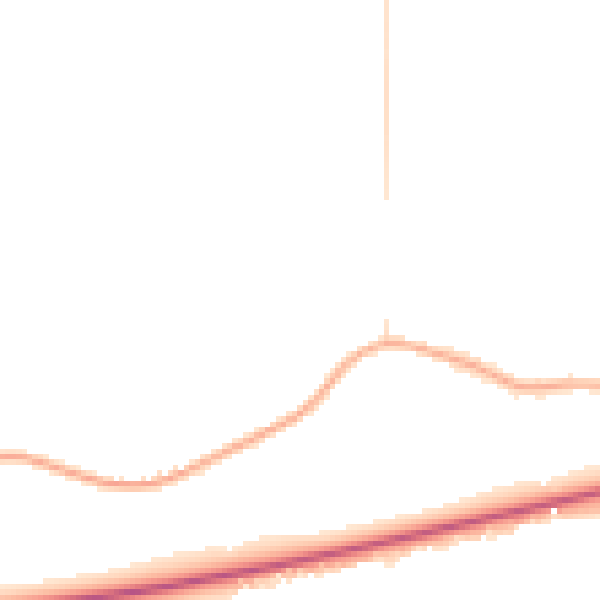 Night-time road noise heatmap for CT6 8AB
