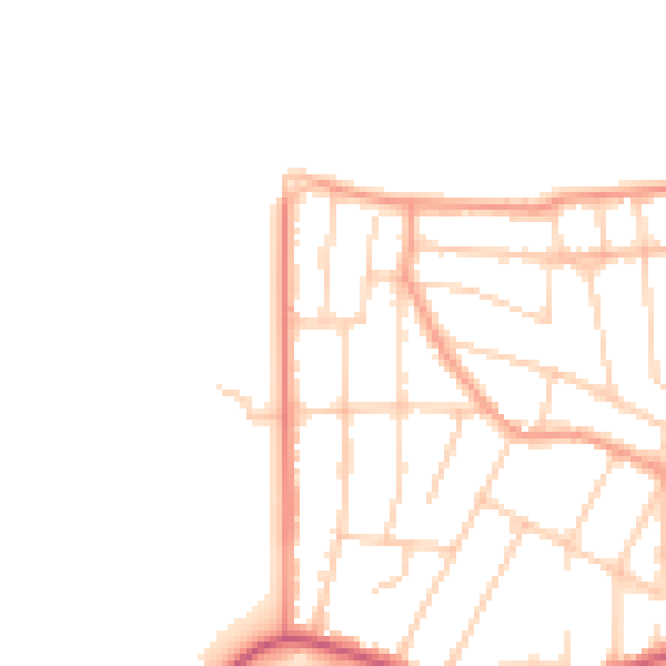 Daytime road noise heatmap for CT6 8DH