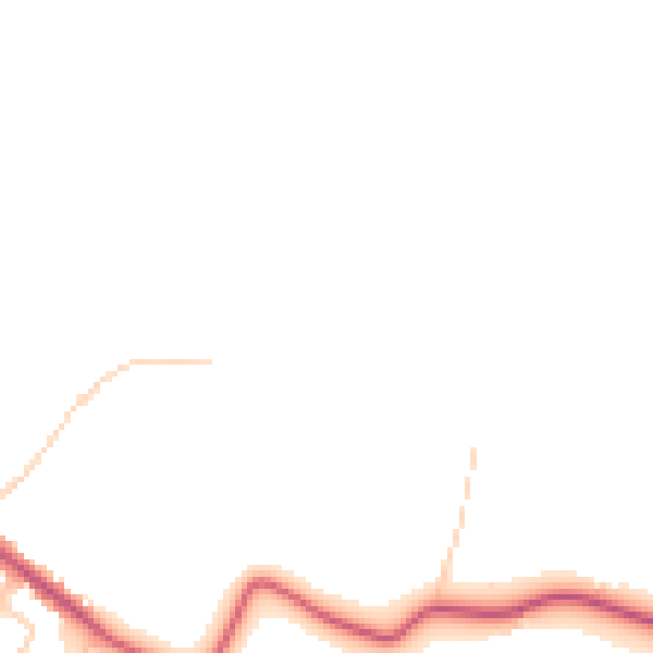 Daytime road noise heatmap for CT6 8DZ