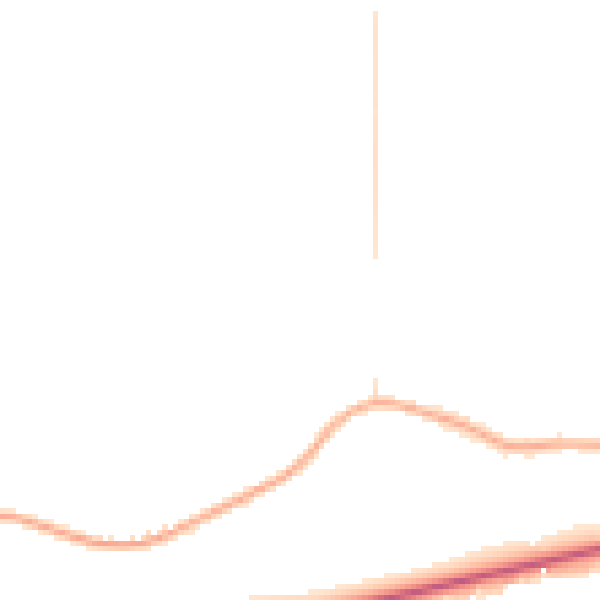 Night-time road noise heatmap for CT6 8EA