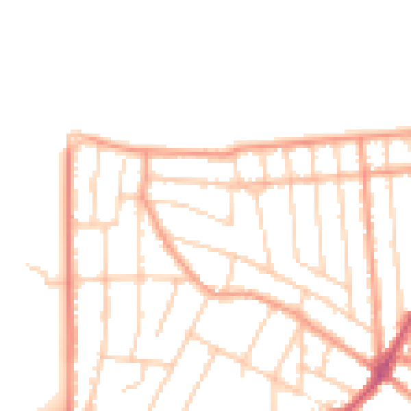 Daytime road noise heatmap for CT6 8HX