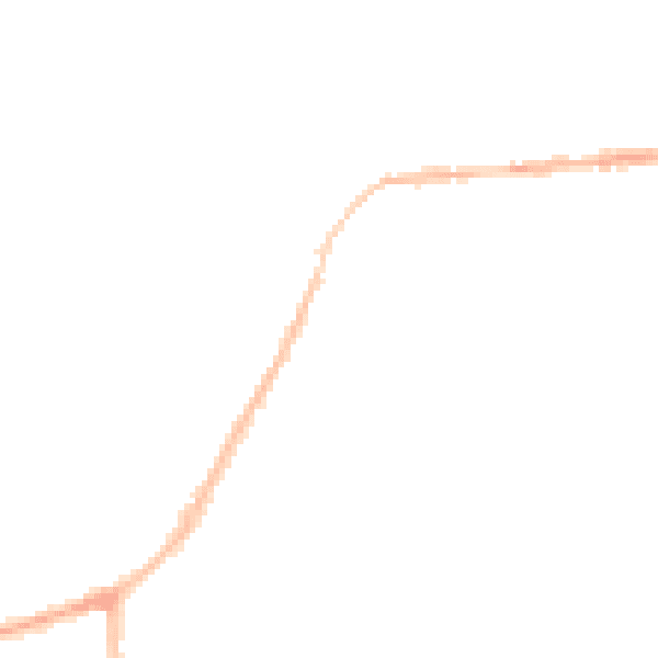 Night-time road noise heatmap for CT6 8PN