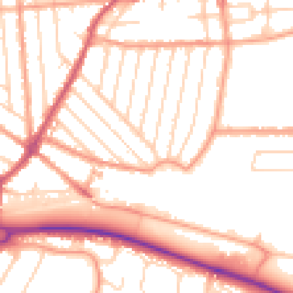 Daytime road noise heatmap for CT6 8PR