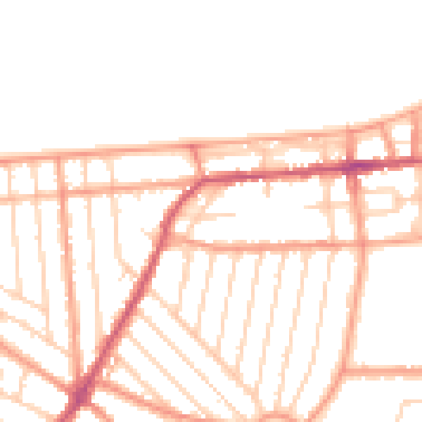 Daytime road noise heatmap for CT6 8TH
