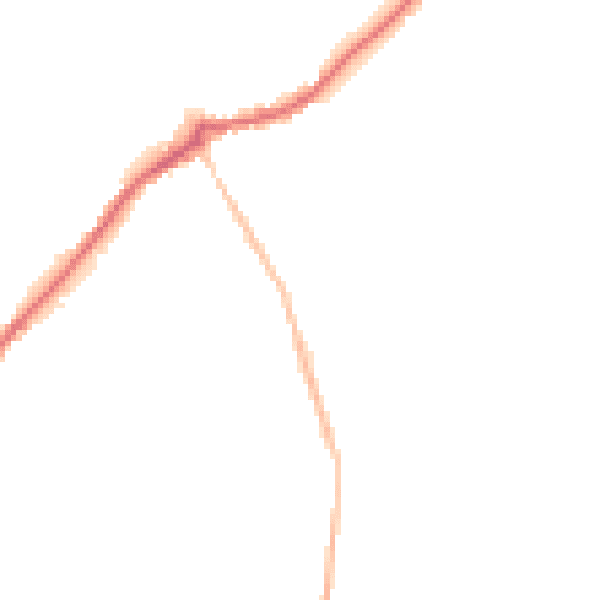 Night-time road noise heatmap for CT7 0AT