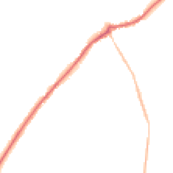 Night-time road noise heatmap for CT7 0BT