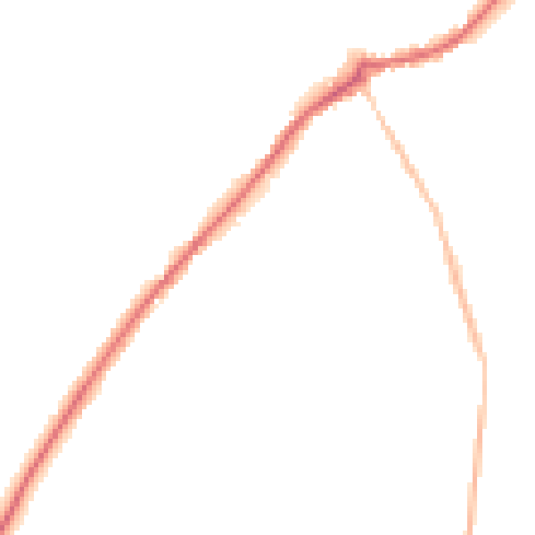 Night-time road noise heatmap for CT7 0BU