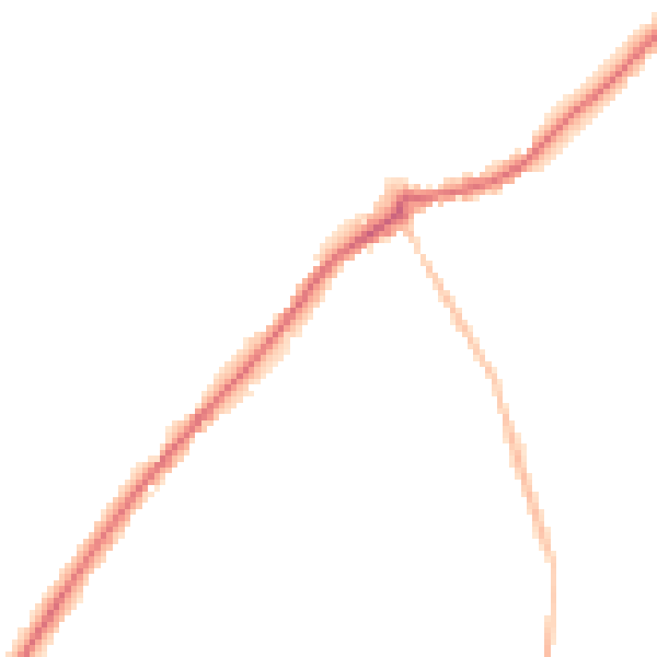 Night-time road noise heatmap for CT7 0BY